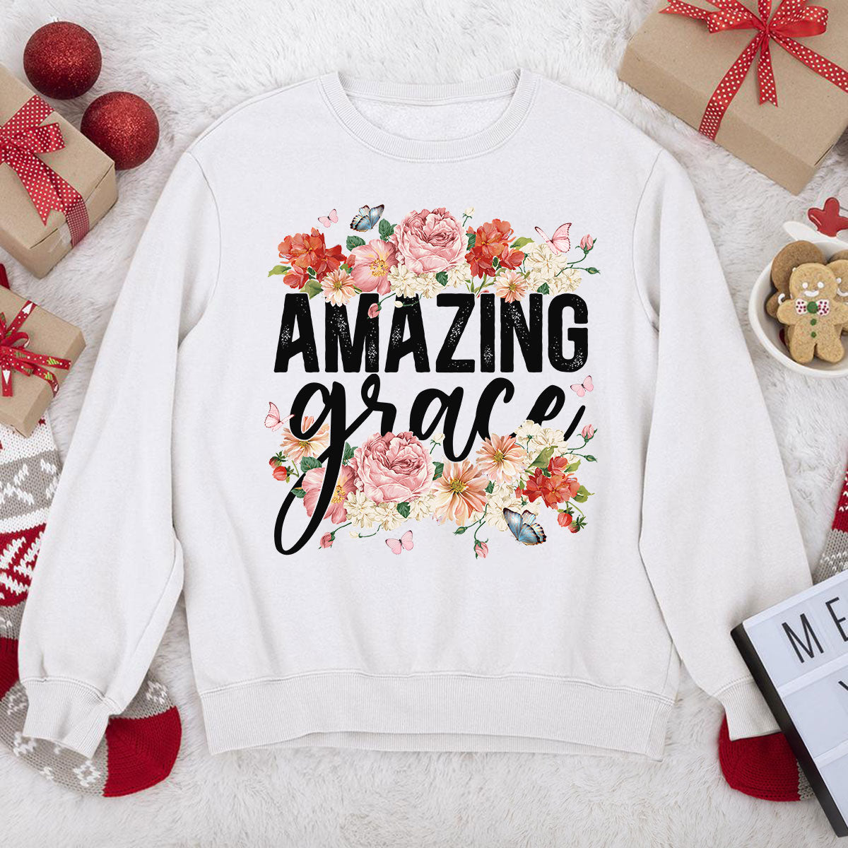 Amazing Grace - Lovely Flower Unisex Sweatshirt HAP14