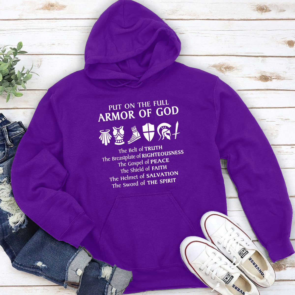 The Sword Of The Spirit - Beautiful Christian Unisex Hoodie NUM352