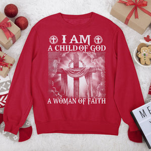 Unique Christian Unisex Sweatshirt -  I Am A Woman Of Faith NUM256