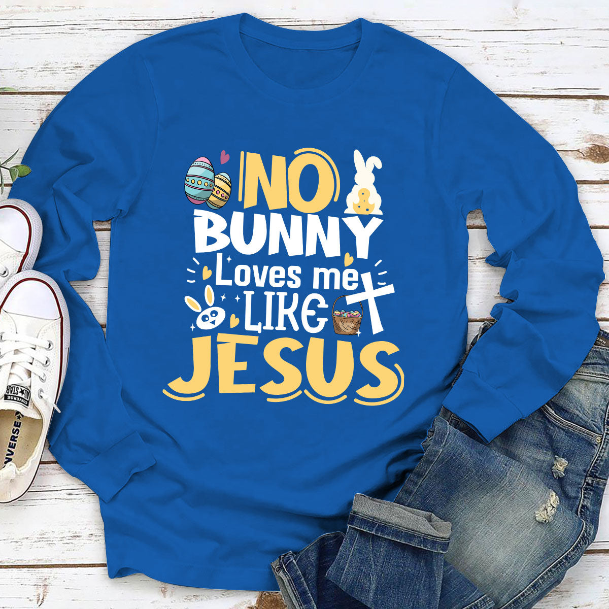 Loves  Me Like Jesus - Classic Unisex Long Sleeve NUM387