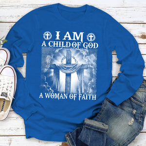 Must-Have Christian Unisex Long Sleeve - I Am A Woman Of Faith NUM256