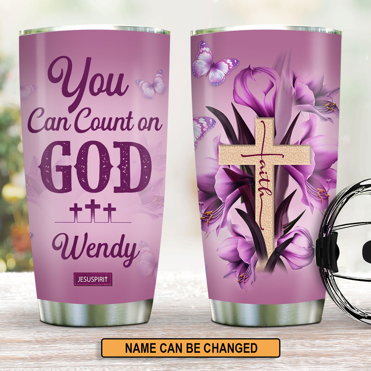 Pretty Personalized Stainless Steel Tumbler 20oz - You Are The