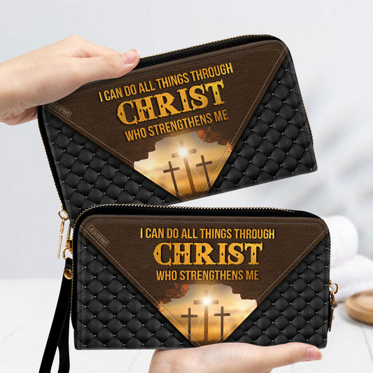 Limited Clutch Purse - I Can Do All Things Through Christ CP11