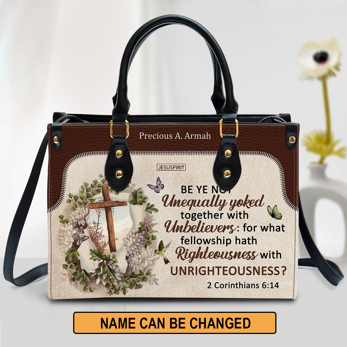 Jesuspirit Leather Bible Bag