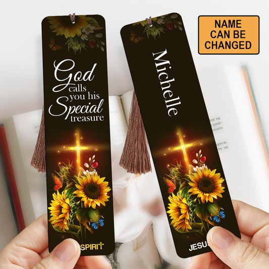 God Calls You His Special Treasure - Lovely Personalized Wooden Bookmarks BM02