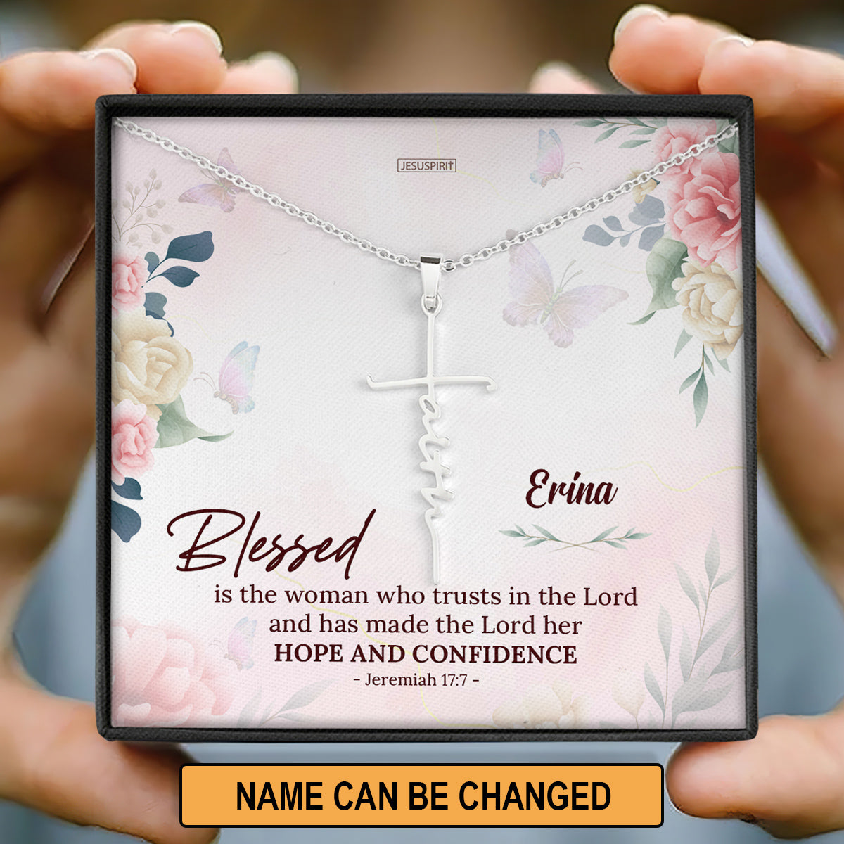 Blessed Is The Woman Who Trusts In The Lord - Beautiful Personalized S -  Jesuspirit