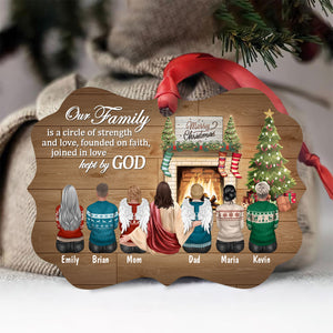 Family Is God’s Greatest Gift Masterpiece - Meaningful Personalized Christmas Aluminium Ornament PI03