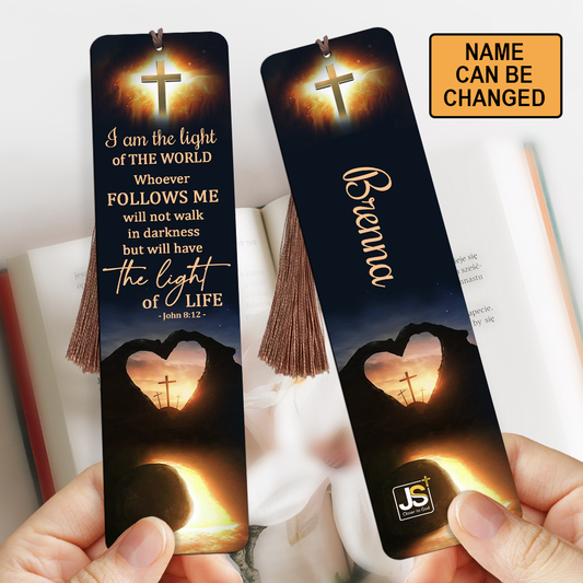 I Am The Light Of The World - Awesome Personalized Wooden Bookmarks MH19