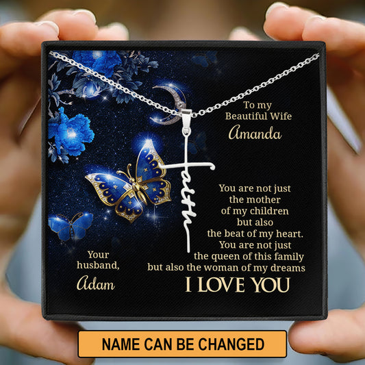 You Are The Beat Of My Heart - Special Personalized Faith Cross Necklace NUH422