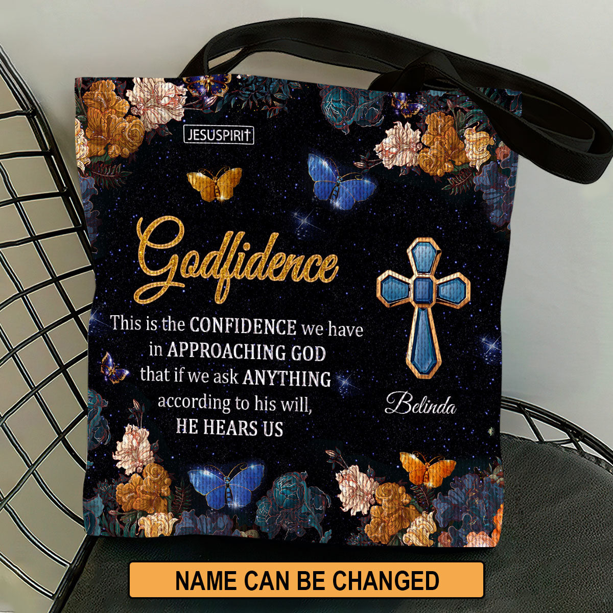 This Is The Confidence We Have In Approaching God - Beautiful Personalized Tote Bag NUM398