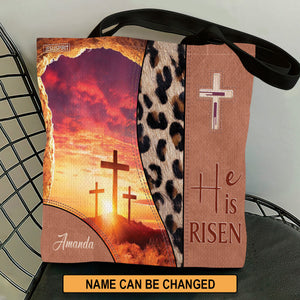 He Is Risen - Awesome Personalized Tote Bag NUM295