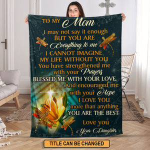 Awesome Personalized Fleece Blanket - I Love You More Than Anything HIM321