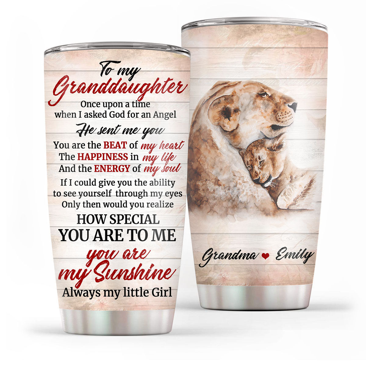 Pretty Personalized Stainless Steel Tumbler 20oz - You Are The Woman O -  Jesuspirit