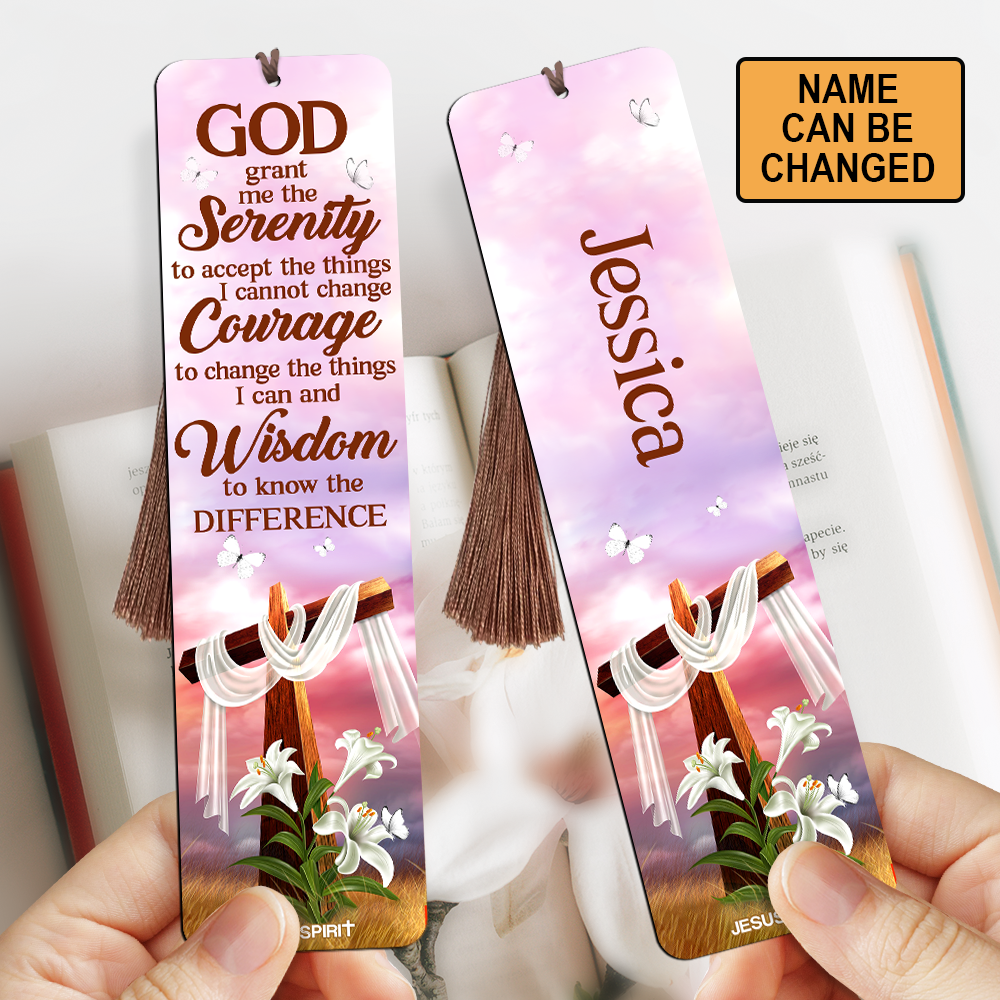 Printable Serenity Prayer Bookmark