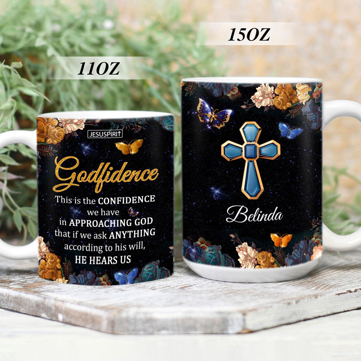 This Is The Confidence We Have In Approaching God - Beautiful Personalized White Ceramic Mug NUM398