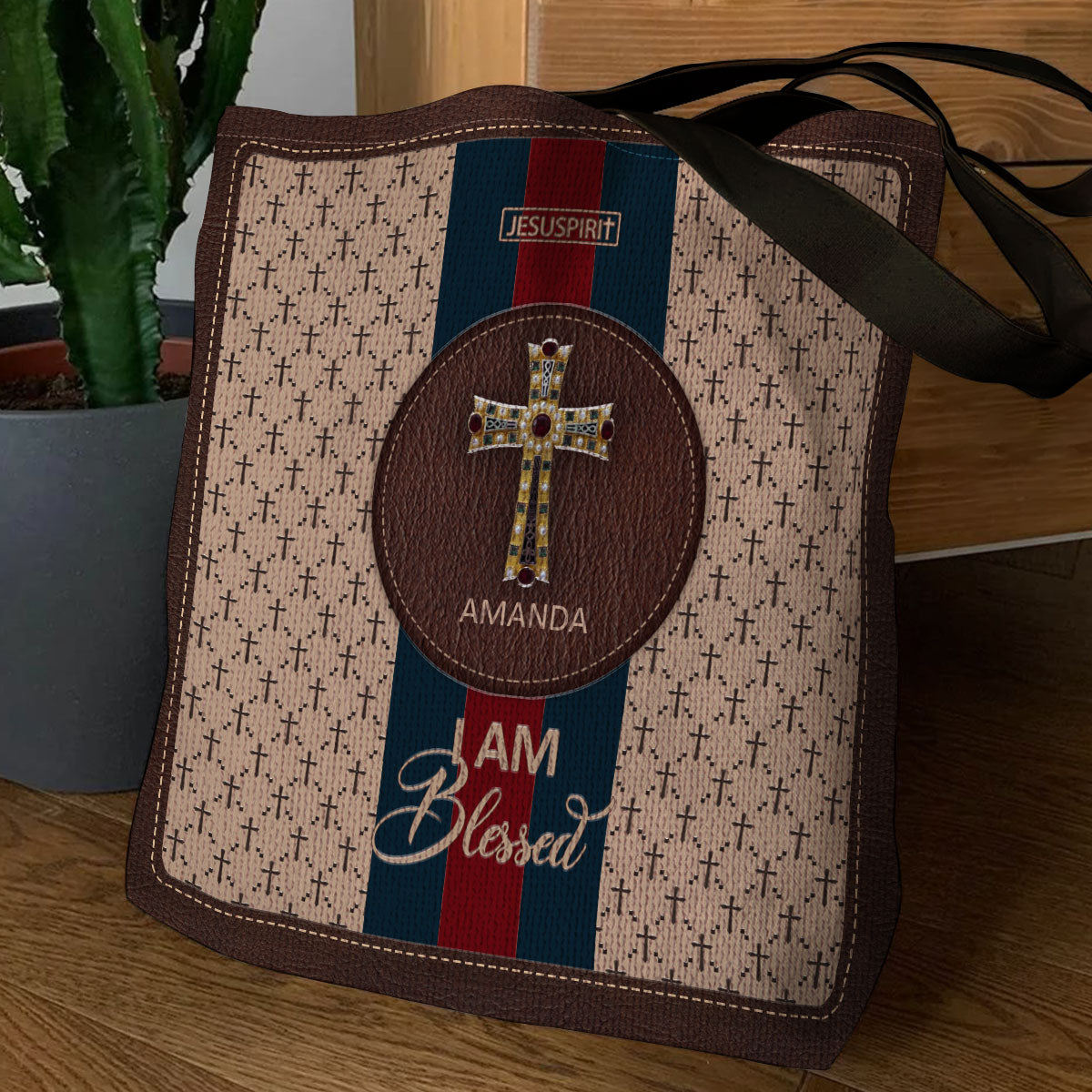 I Am Blessed - Unique Personalized Tote Bag HIM283