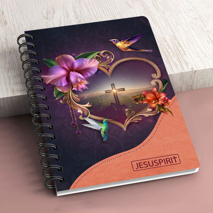 Unique Personalized Spiral Journal - Let Not Your Heart Be Troubled NUM393