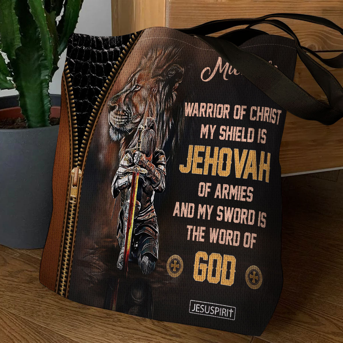 My Sword Is The Word Of God - Beautiful Personalized Tote Bag NUM396