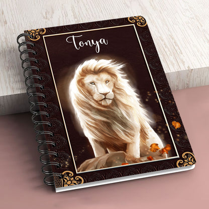 Jesuspirit Lion Spiral Journal | When Jesus Speaks To A Hurting Heart | Inspiration Gifts For Christians SJM687