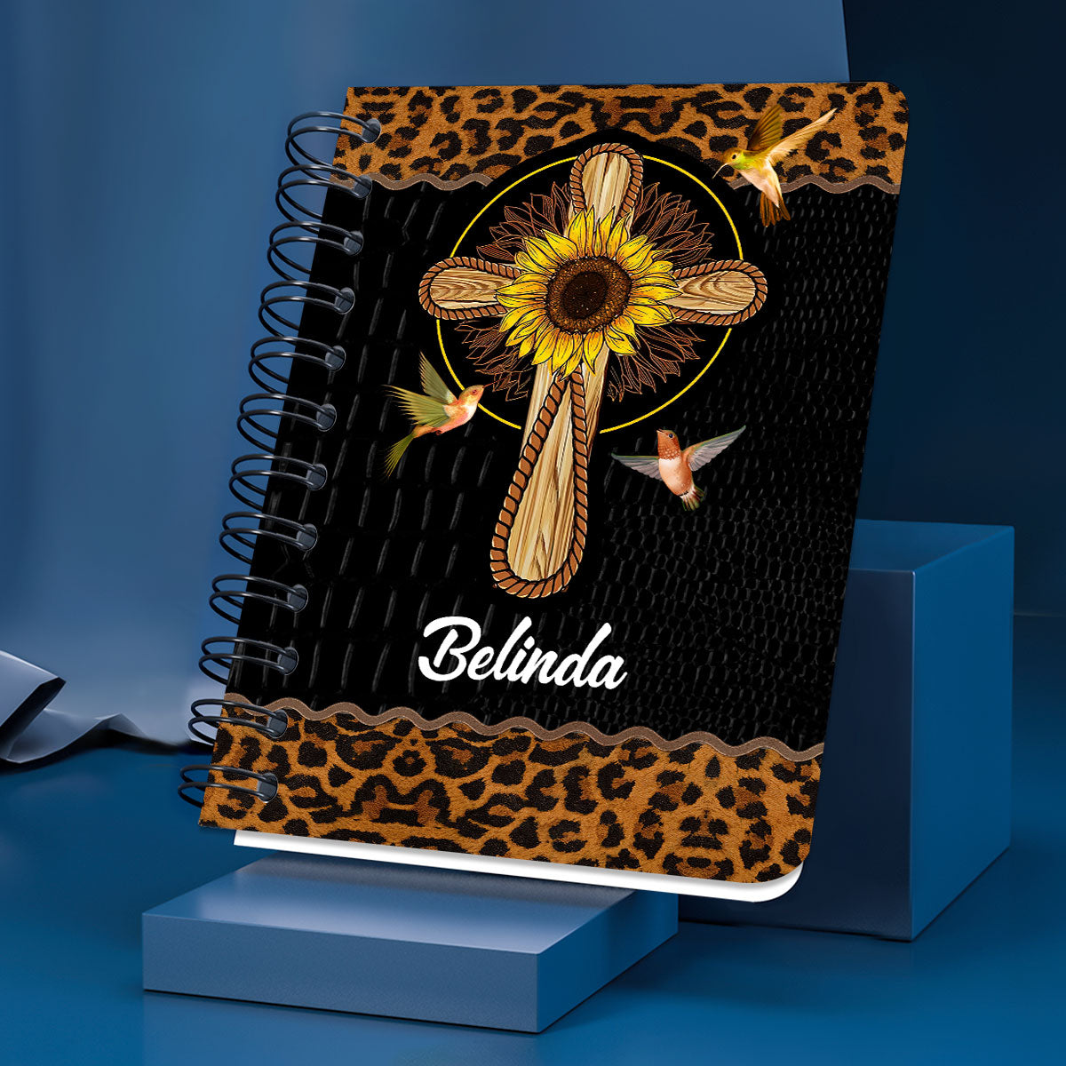 In God, Whose Word I Praise - Special Personalized Spiral Journal NUM434