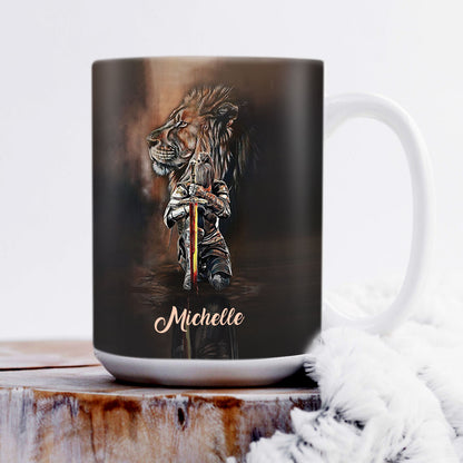 Must-Have Personalized White Ceramic Mug - My Shield Is Jehovah Of Armies NUM396