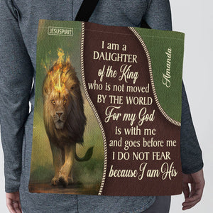 Must-Have Personalized Tote Bag - For My God Is With Me And Goes Before Me HIM317