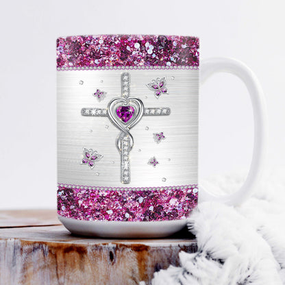 God Has An Amazing Plan For Your Life - Stunning Personalized White Ceramic Mug NUA163