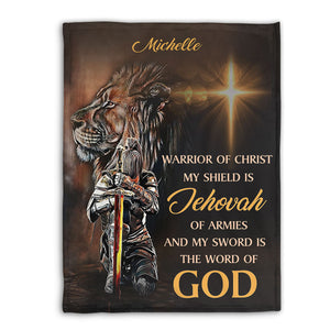 My Sword Is The Word Of God - Beautiful Personalized Fleece Blanket NUM396