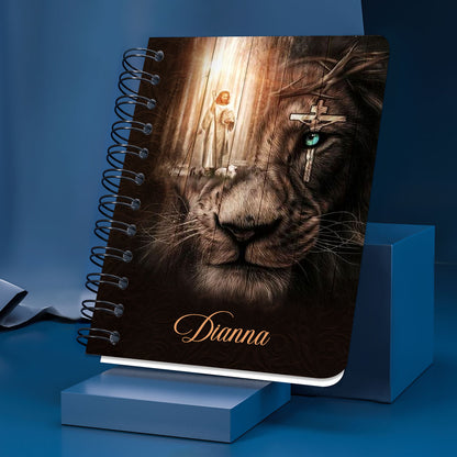 Lovely Personalized Spiral Journal - Be Strong, And Let Your Heart Take Courage NUH440