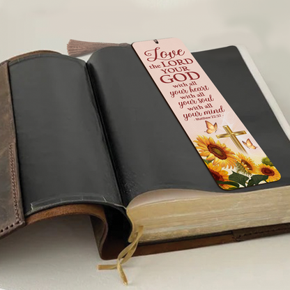 Must-Have Personalized Wooden Bookmarks - Love The Lord Your God With All Your Heart MH13