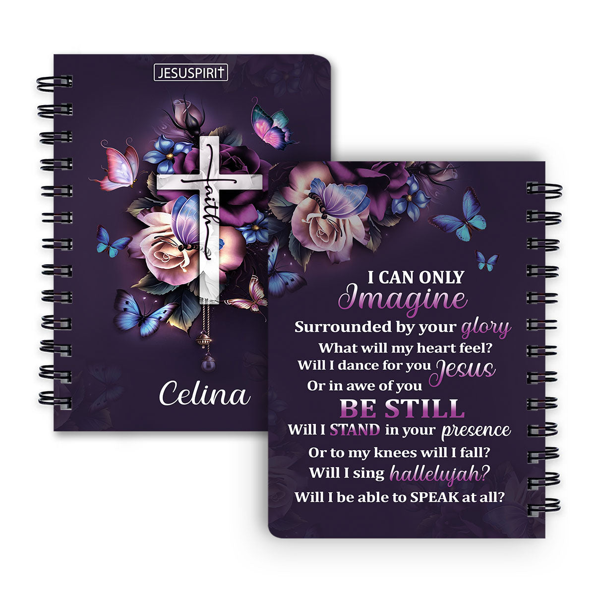 I Can Only Imagine - Special Personalized Spiral Journal HH175B