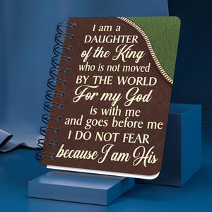 For My God Is With Me And Goes Before Me - Special Personalized Lion Spiral Journal HIM317