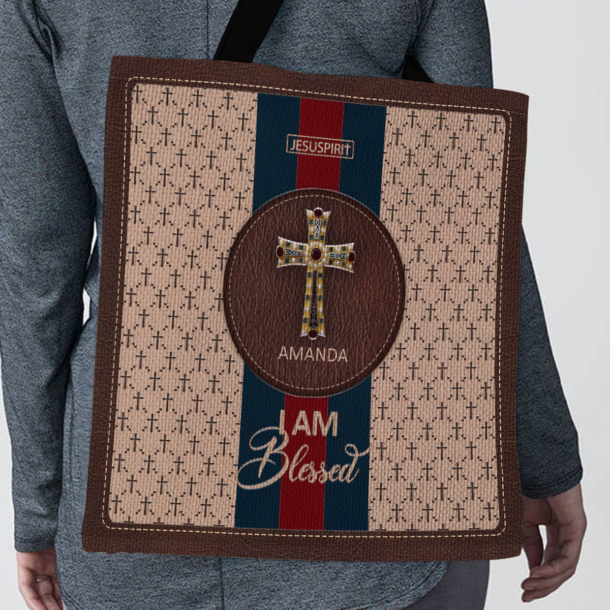 I Am Blessed - Unique Personalized Tote Bag HIM283