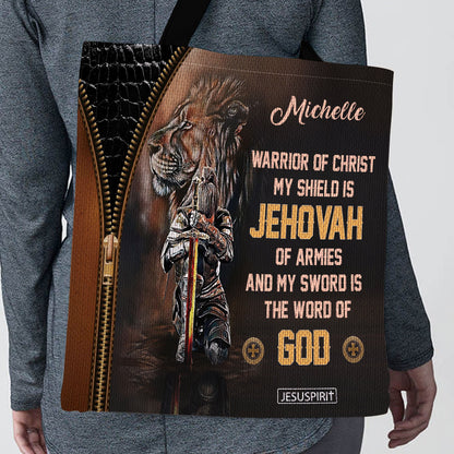 My Sword Is The Word Of God - Beautiful Personalized Tote Bag NUM396