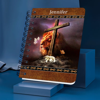 Must-Have Personalized Spiral Journal - Truly He Is My Rock And My Salvation NUM443