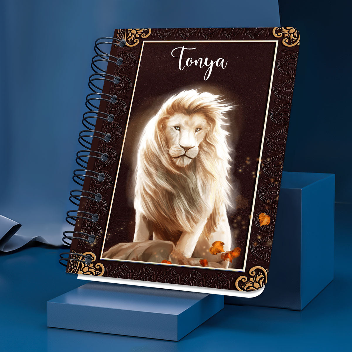 Jesuspirit Lion Spiral Journal | When Jesus Speaks To A Hurting Heart | Inspiration Gifts For Christians SJM687