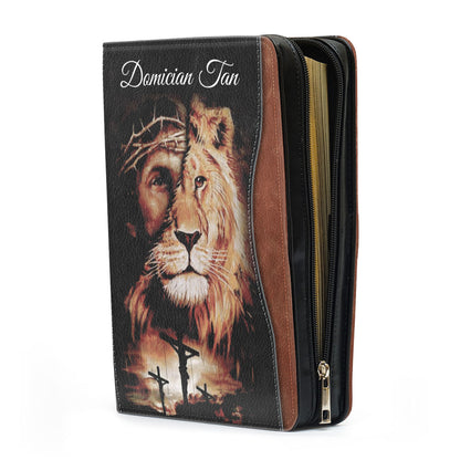 Jesuspirit | Pun Me Rei Kristus Ai Manau Nge Malo Ai Feioch | Personalized Zippered Bible Cover With Handle | Gift For Pastor NUM461C