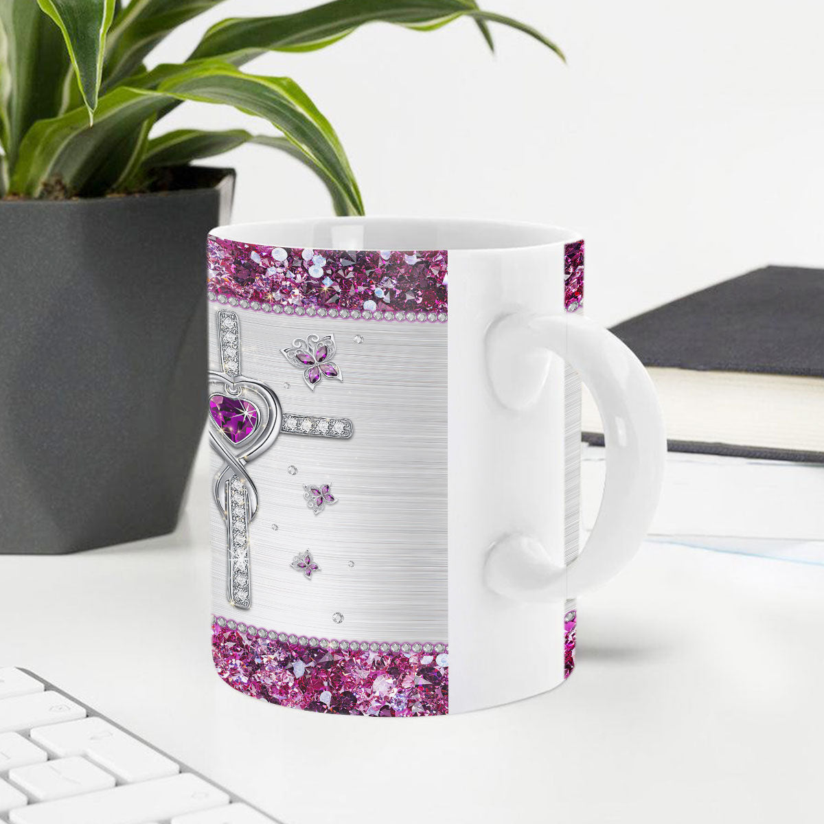 God Has An Amazing Plan For Your Life - Stunning Personalized White Ceramic Mug NUA163