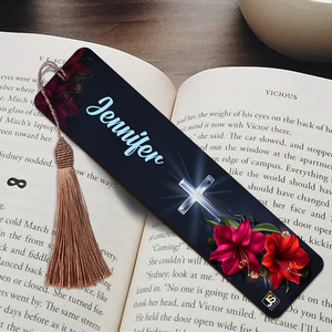 Let Us Love One Another - Pretty Personalized Wooden Bookmarks MH12