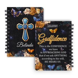 This Is The Confidence We Have In Approaching God - Unique Personalized Spiral Journal NUM398