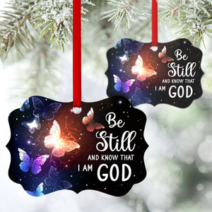 Be Still And Know That I Am God - Beautiful Christian Aluminium Ornament AO01