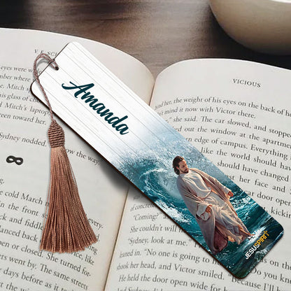 Personalized Wooden Bookmarks - I Will Walk By Faith Even I Cannot See MH25