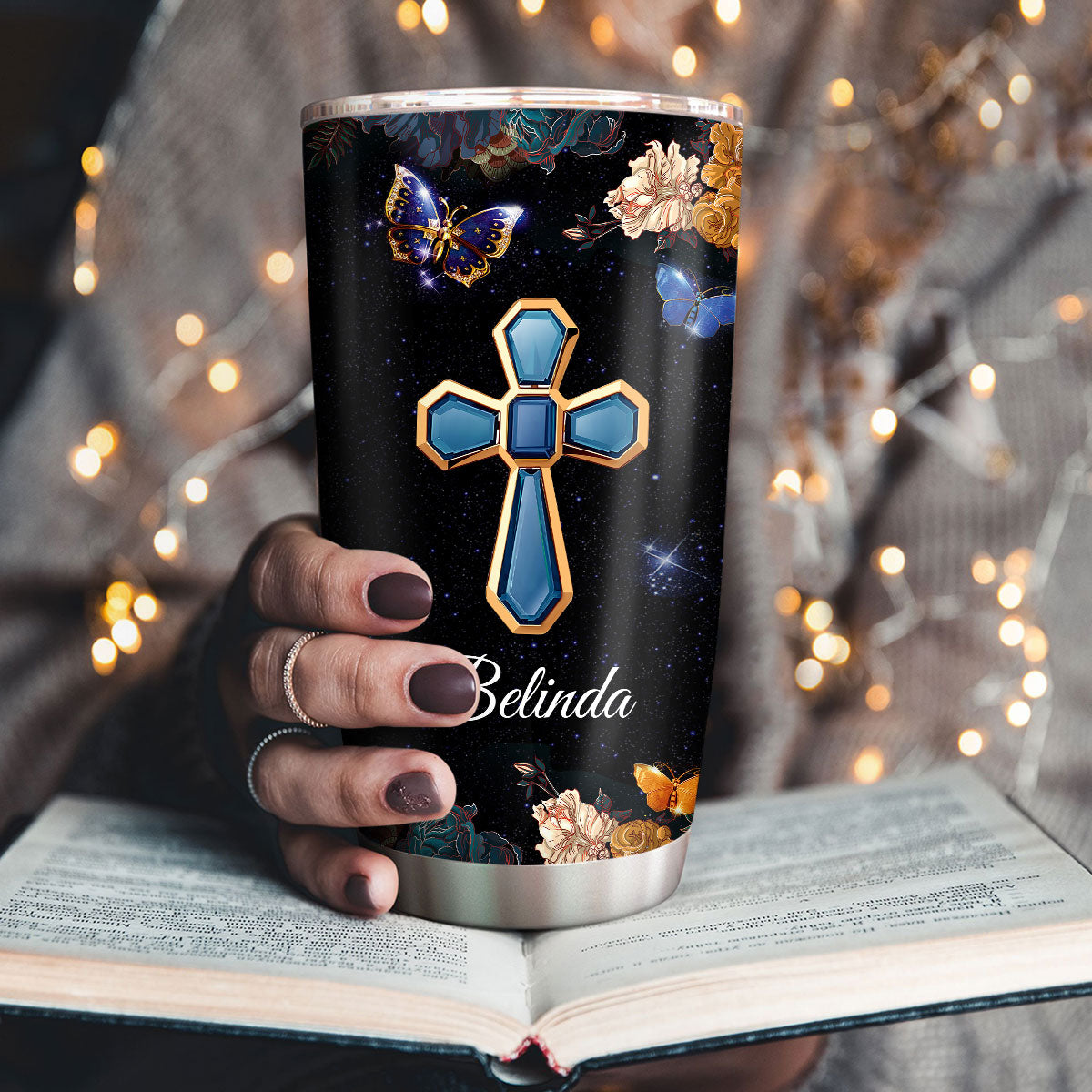 Must-Have Personalized Stainless Steel Tumbler 20oz - This Is The Confidence We Have In Approaching God NUM398