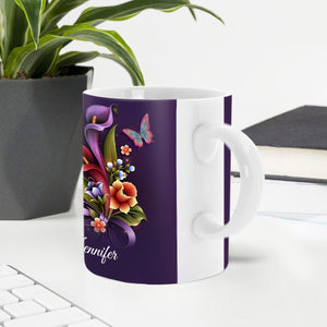 Let Us love One Another For Love Comes From God - Beautiful Personalized White Ceramic Mug NUH464