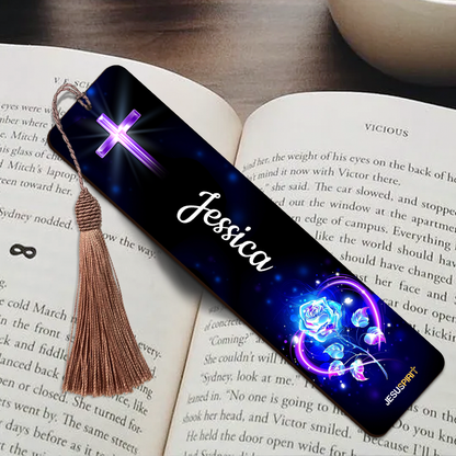 Adorable Personalized Wooden Bookmarks - Blessed Are The Pure In Heart MH03