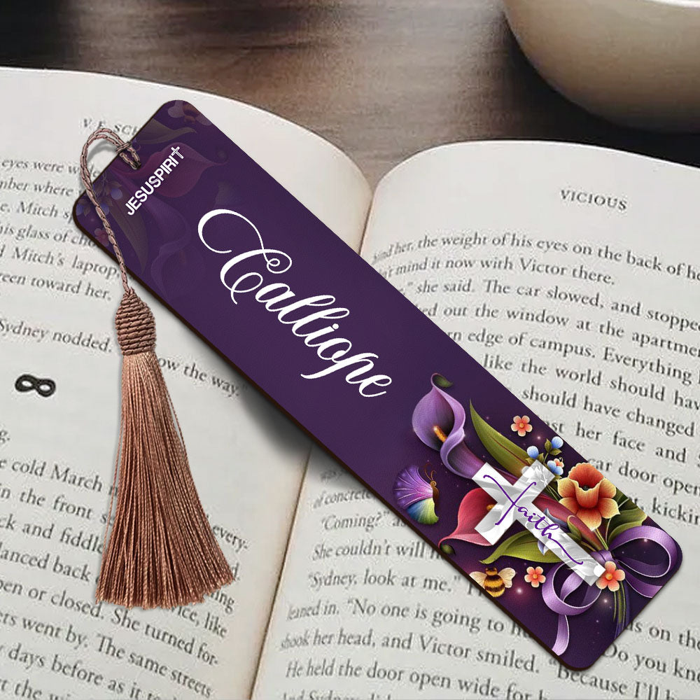 Beautiful Personalized Wooden Bookmarks - You Can Count On God MH32