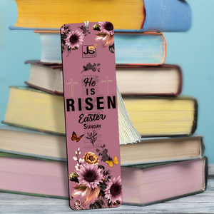He Is Risen - Lovely Personalized Wooden Bookmarks BM45