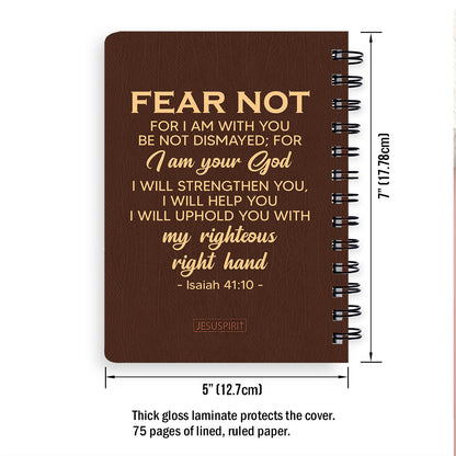 For I Am With You - Awesome Personalized Spiral Journal NUH436