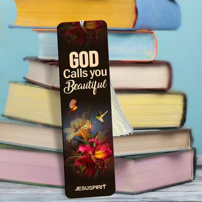 Lovely Personalized Wooden Bookmarks - God Calls You Beautiful BM26