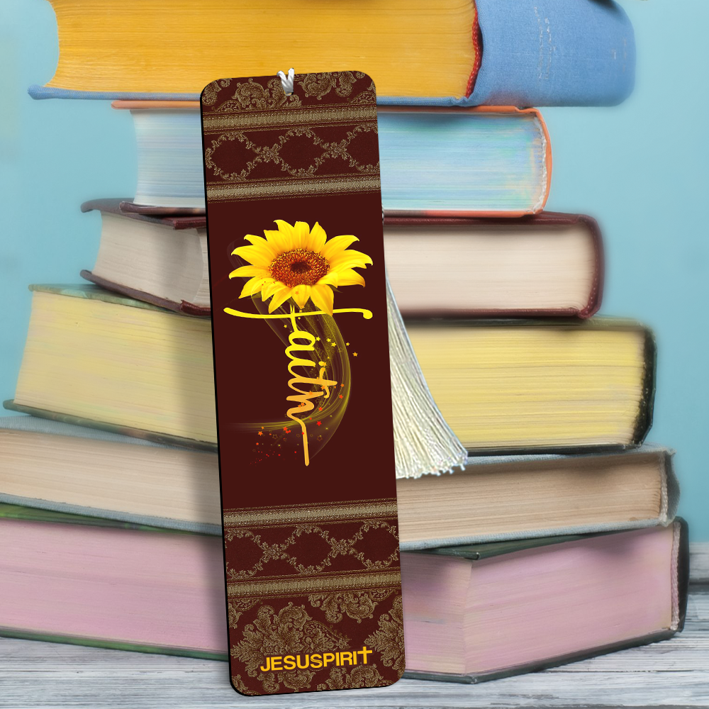 Beautiful Personalized Sunflower Wooden Bookmarks BM07